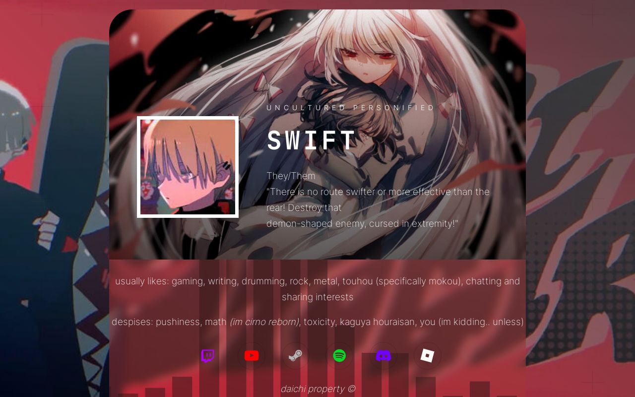 Carrd profile picture for @sweeps